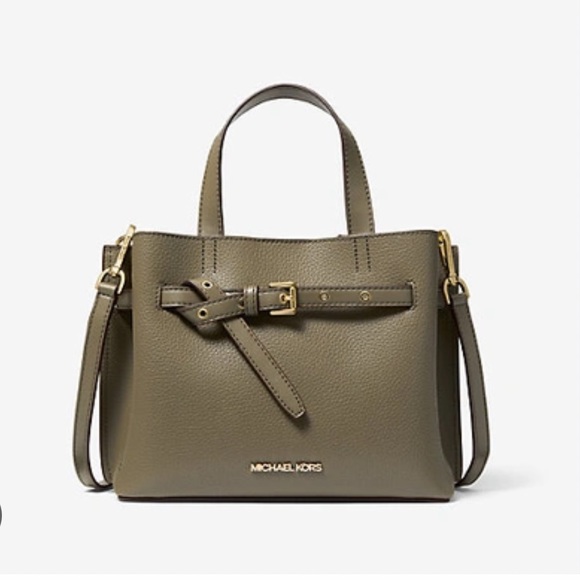 Michael Kors Handbags - NWT MICHAEL KORS Emilia Small Pebbled Leather Satchel